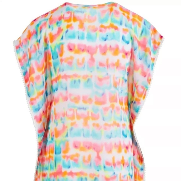 MIKEN Mermaids Tie Dye Rainbow Swimsuit Cover up - Picture 8 of 8
